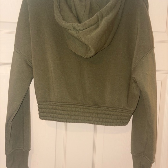 Olive Green Bomber Jacket for Women - Picture 2 of 2